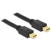 Delock 83473 Mini-DisplayPort-Kabel, Mini DisplayPort (M) auf Mini DisplayPort (M), 1 m, Schwarz