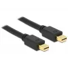 Delock 83473 Mini-DisplayPort-Kabel, Mini DisplayPort (M) auf Mini DisplayPort (M), 1 m, Schwarz