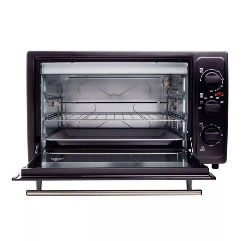 ELDOM PR500 Backofen 48L 2000W Schwarz/Silber