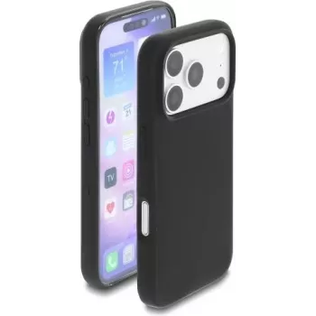 Delock Soft-Touch Silikon-Schutzhülle für iPhone 17 Pro, Schwarz (81644)