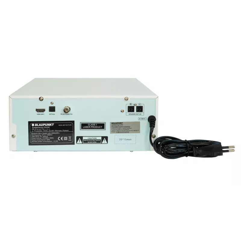 Blaupunkt MS30.2BT Edition Micro-System mit Bluetooth, CD, USB, HDMI ARC, FM-Radio, 2x25W RMS, Schwarz