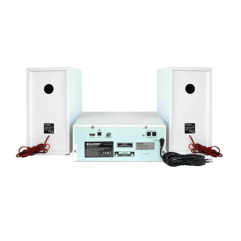 Blaupunkt MS30.2BT Edition Micro-System mit Bluetooth, CD, USB, HDMI ARC, FM-Radio, 2x25W RMS, Schwarz