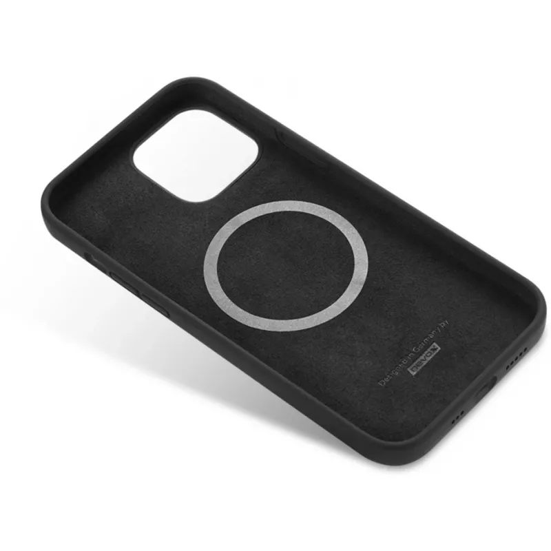NEVOX StyleShell Shock Case für iPhone 16, Schwarz, MagSafe-kompatibel