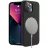 NEVOX StyleShell Shock Case für iPhone 16, Schwarz, MagSafe-kompatibel