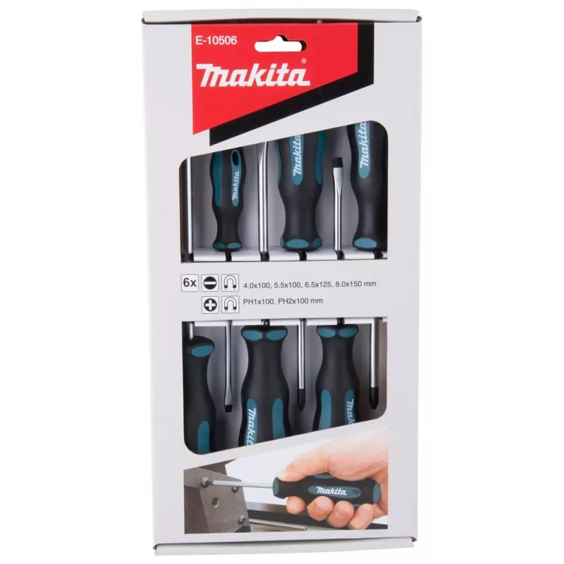Makita E-10506 Schraubendreher-Set, 6 Stk.