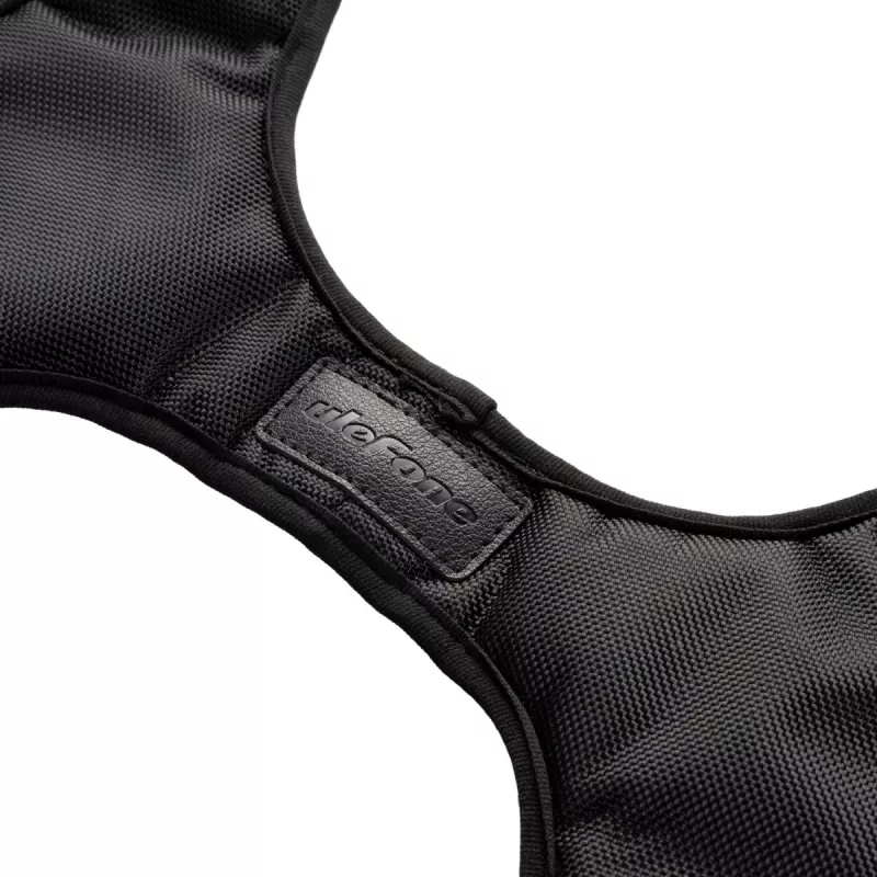 Ulefone Armor Pad 4 Holster Pro Robustes Case mit Handschlaufe, Schultergurt und Standfuß - Schwarz