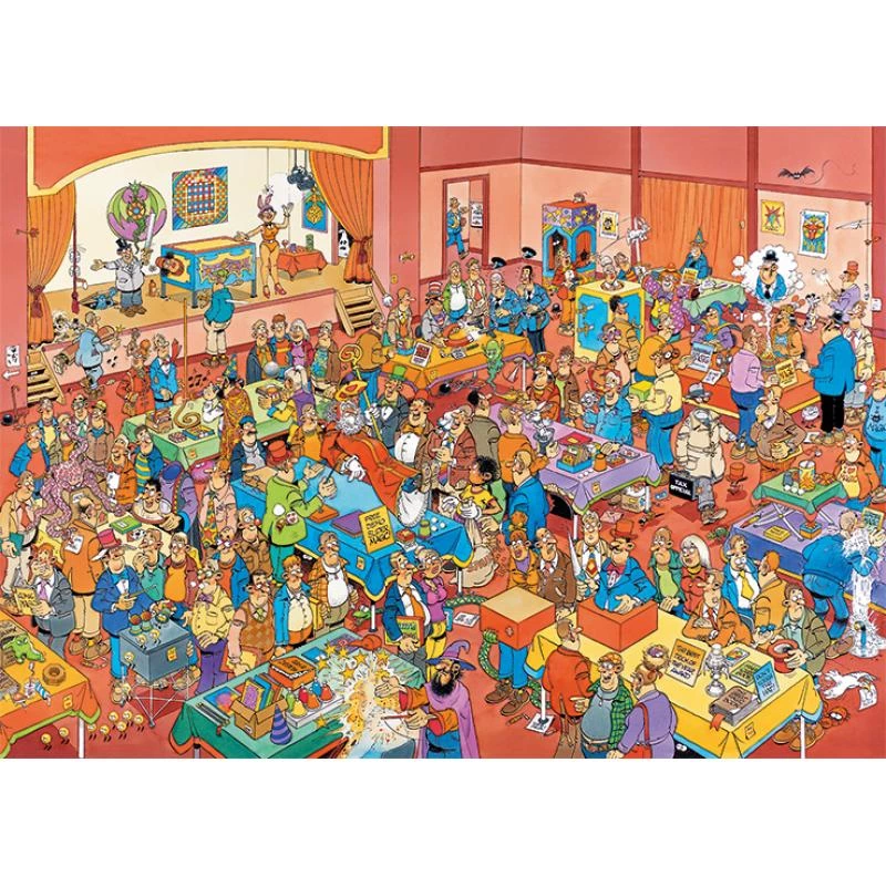 JUMBO SPIELE Jan van Haasteren The Magic Fair 1000-teiliges Puzzle