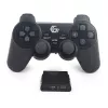 GEMBIRD JPD-WDV-01 Wireless Gamepad für PS2/PS3/PC - 12 Tasten - 2,4 GHz - Schwarz