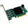 HighPoint RocketU 1244C USB 3.2 Gen 2x2 PCIe 3.0 x4 Host-Adapterkarte mit 4 USB-C-Anschlüssen