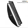 Walimex Pro Essential Striplight Softbox 40x180 cm mit Grid, Bowens Adapter und Transporttasche