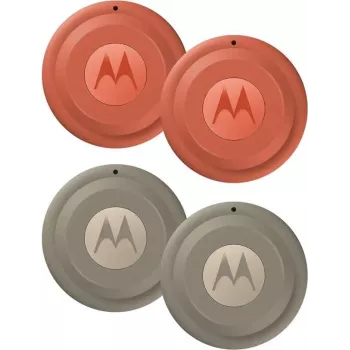 Motorola Moto Tag 2.0 4er-Pack (PG38C08028) - Bluetooth-Tracker, IP67, austauschbare Batterie