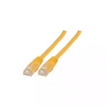 EFB Elektronik ECOLAN RJ45 Patchkabel Cat.6 U/UTP PVC CCA Gelb 15m