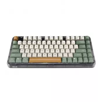 ASUS KD201 Jelly75 Wireless/Bluetooth Tastatur Milchweiß