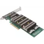 Microchip Adaptec SmartRAID Ultra 3254-16e /e 8GB SAS/NVMe 16 Port External PCIe x16 24 Gbps Low Profile RAID Controller