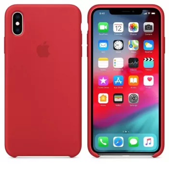 Apple (PRODUCT)RED Silikonhülle für iPhone XS Max
