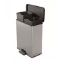 Curver Tret-Abfalleimer 26L+26L / IML Metallized