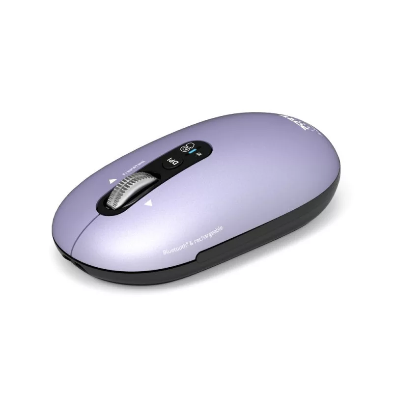 PORT Designs Pure MAC wiederaufladbare Bluetooth-Maus, Iris (Lavendel)