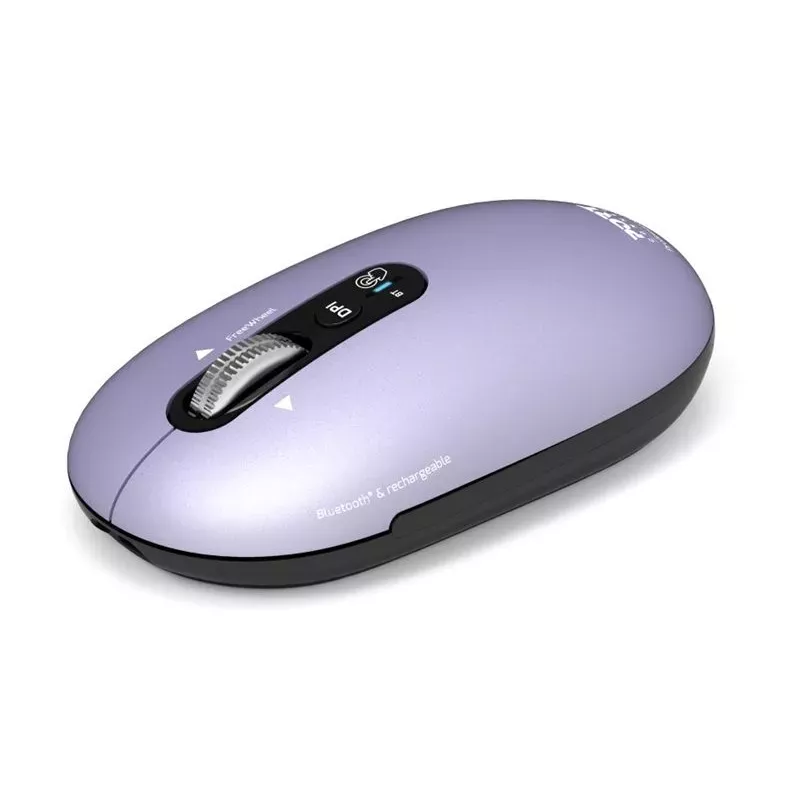 PORT Designs Pure MAC wiederaufladbare Bluetooth-Maus, Iris (Lavendel)