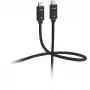 ShiverPeaks Flexline FL31-77155 Thunderbolt 4 Kabel - USB-C Stecker auf USB-C Stecker - 1,5 m - Schwarz - Goldkontakte - 40 Gbit/s