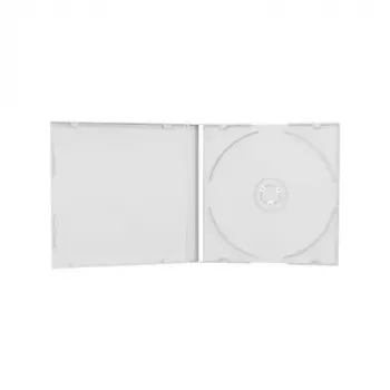 MEDIARANGE Slim Jewel Case zur Aufbewahrung von CDs – 10er-Pack, transparent
