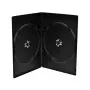 MEDIARANGE BOX14-7-100 Slimline Double Disc Case Pack – 100 Stück – Schwarz – 7 mm – Kunststoff