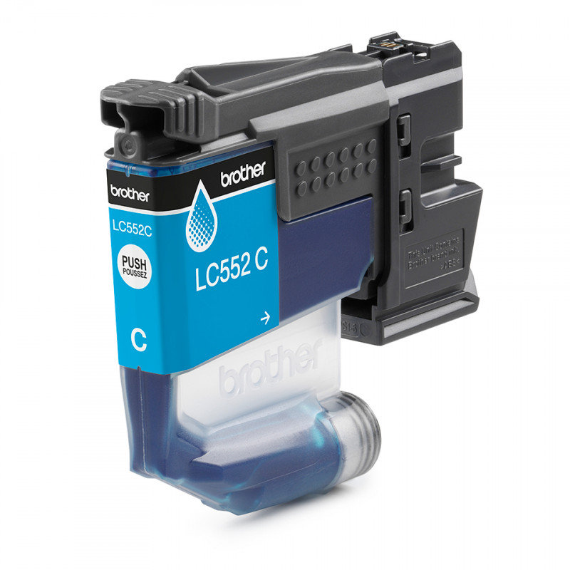 Brother LC-552C Cyan Druckerpatrone (Standardertrag, 500 Seiten)