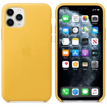Apple iPhone 11 Pro Leder Case MWYA2ZM/A Meyer Lemon