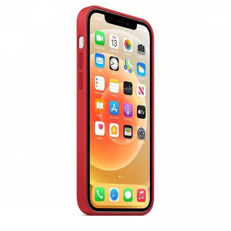 Apple Silicone Case with MagSafe für iPhone 12 mini Rot