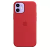 Apple Silicone Case with MagSafe für iPhone 12 mini Rot