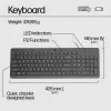 HP 150 Kabelgebundenes Maus- und Tastatur-Set - Schwarz - QWERTY Englisch US-Layout