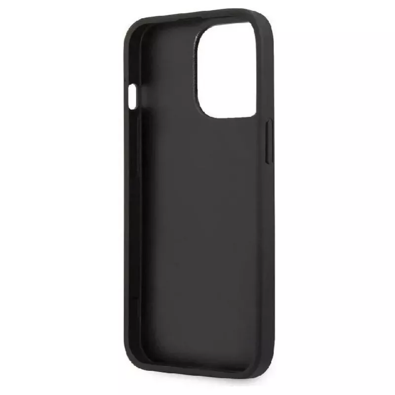 Karl Lagerfeld Apple iPhone 13 Pro Saffiano Karl Head Case Silber