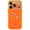 Guess IML 4G Script Metal Case für iPhone 17 Pro, Orange