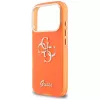 Guess IML 4G Script Metal Case für iPhone 17 Pro, Orange