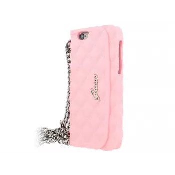 Apple Quilted Clutch Silikon-Hülle für iPhone 6 Pink