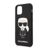 Karl Lagerfeld Apple iPhone 11 Pro Iconic Silicone Cover Black