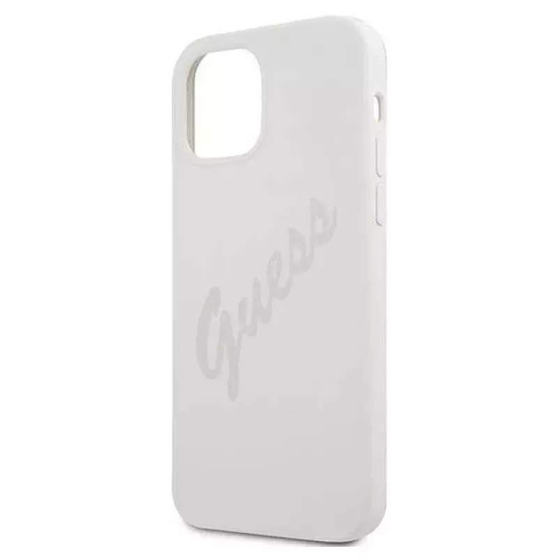 Guess Apple iPhone 12 Mini 5.4 Zoll Vintage Cover Cream