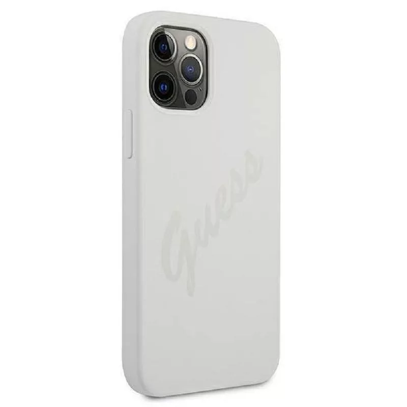 Guess Apple iPhone 12 Pro Max 6,7 Zoll Vintage Cover Cream