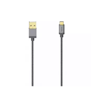 Hama USB 2.0 Kabel USB-A auf USB-C 0,75 m Schwarz