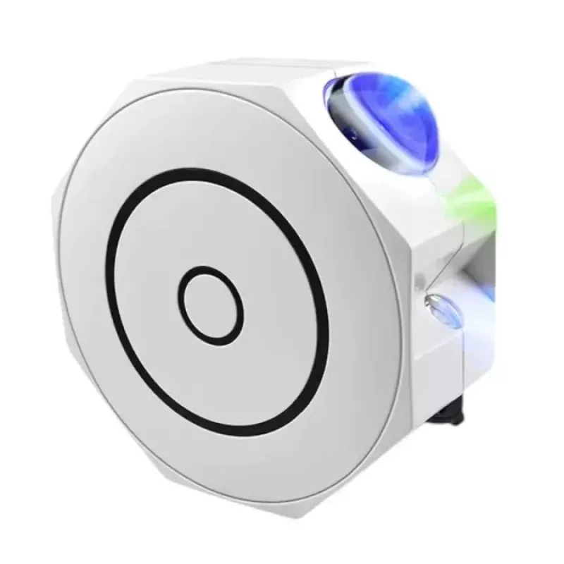 Elight OC1 Octagon Laser Galaxy Star Projector mit Sound / Bluetooth App-Steuerung & Fernbedienung Weiß