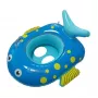 IVY Baby-Schwimmsitz 61×59×28cm aufblasbarer Schwimmring in Fischform mit Griffunterstützung