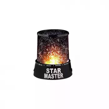 Elight STM Star Master Dual Mode Star Sky Projector mit 4x AA / USB-Kabel Strom Schwarz