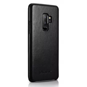 Evelatus Samsung Galaxy S9 Lederhülle Schwarz