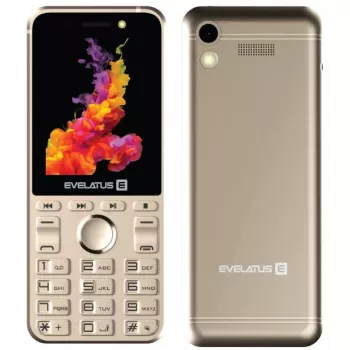 Evelatus Tron GLD Dual-SIM-Funktionstelefon Gold