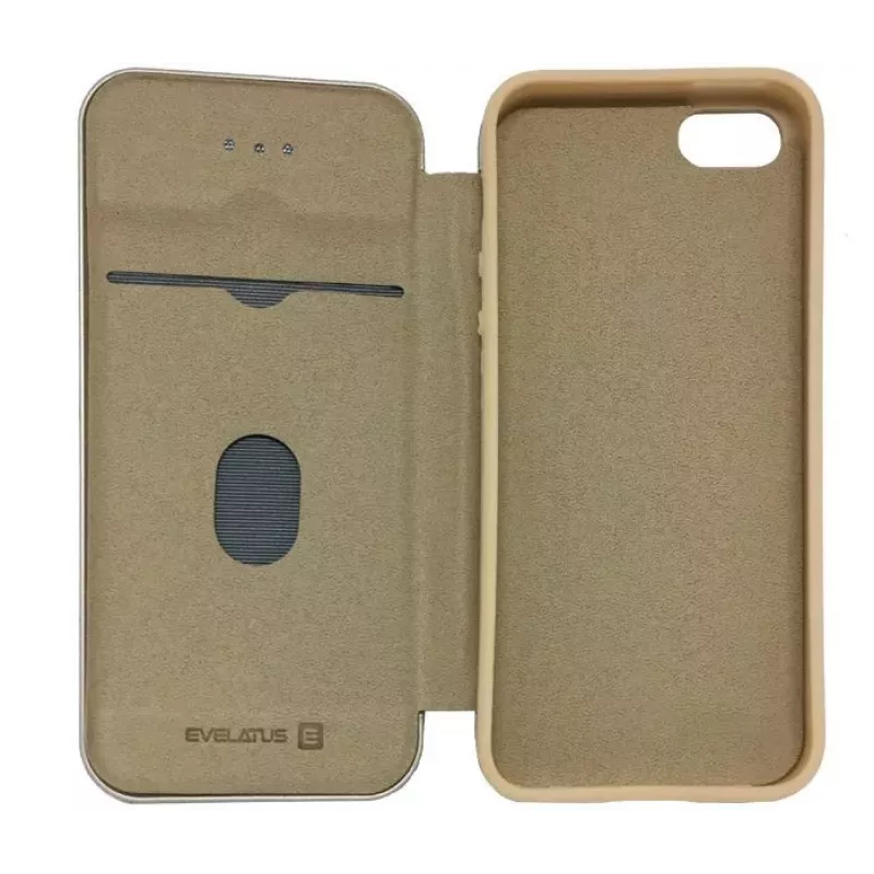 Evelatus Samsung Galaxy J4 Plus Book Case Gold