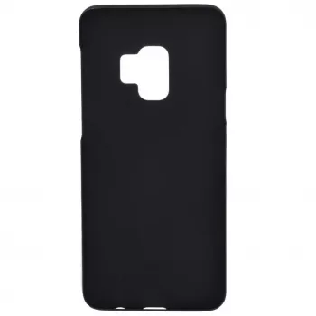 Evelatus Samsung Galaxy S9 Rückseitenabdeckung Schwarz Silikon