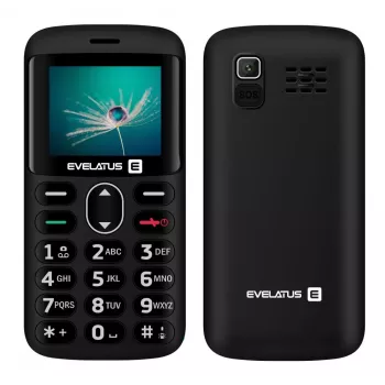 Evelatus ARON 2020 DS (EA02BK) Graphite Black Dual-SIM-Funktionstelefon