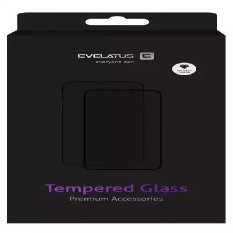 EVELATUS LG K40 2.5D Full Cover Japan Glue Glass Anti-Static Screen Protector