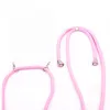 Evelatus Samsung Galaxy A70 Case with Rope Pink Transparent
