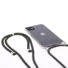 Evelatus Apple iPhone 11 Pro Max Hülle mit Band Grün Transparent