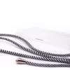 Evelatus Apple iPhone 11 Pro Max Hülle mit Band Schwarz Streifen Transparent